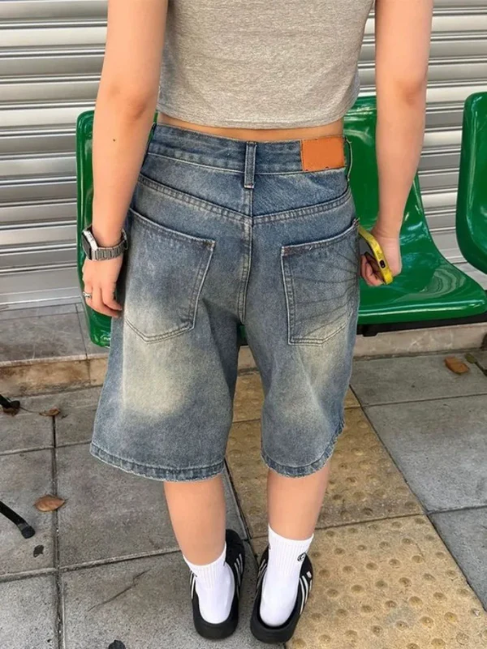 Double Knee Jorts