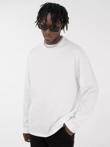 Cotton Crew Neck Longsleeve