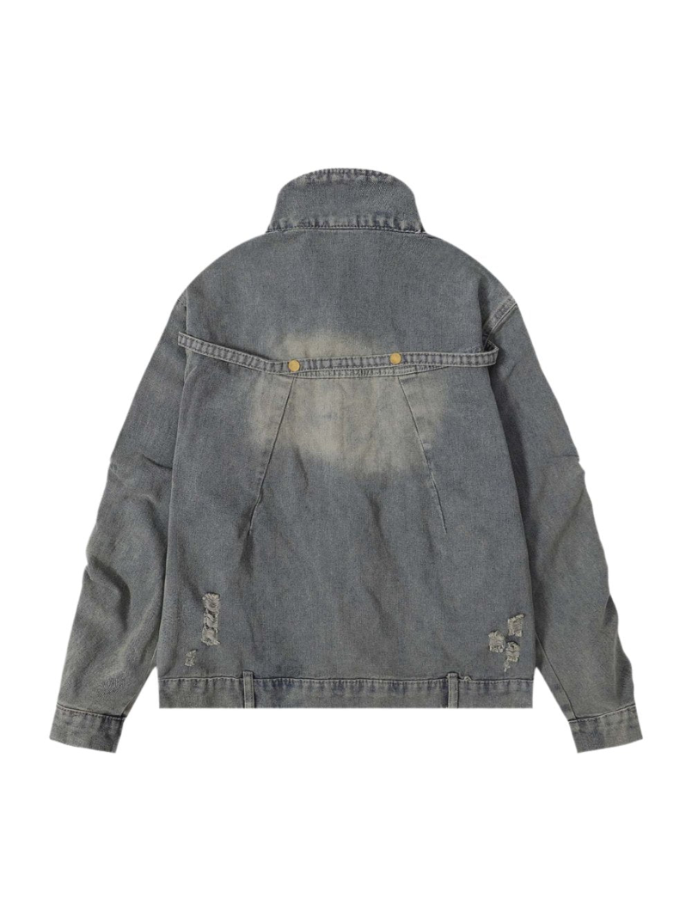 Wavy Style Denim Jacket