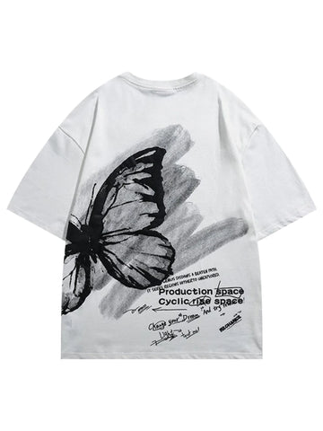 Butterfly Graphic T-Shirt