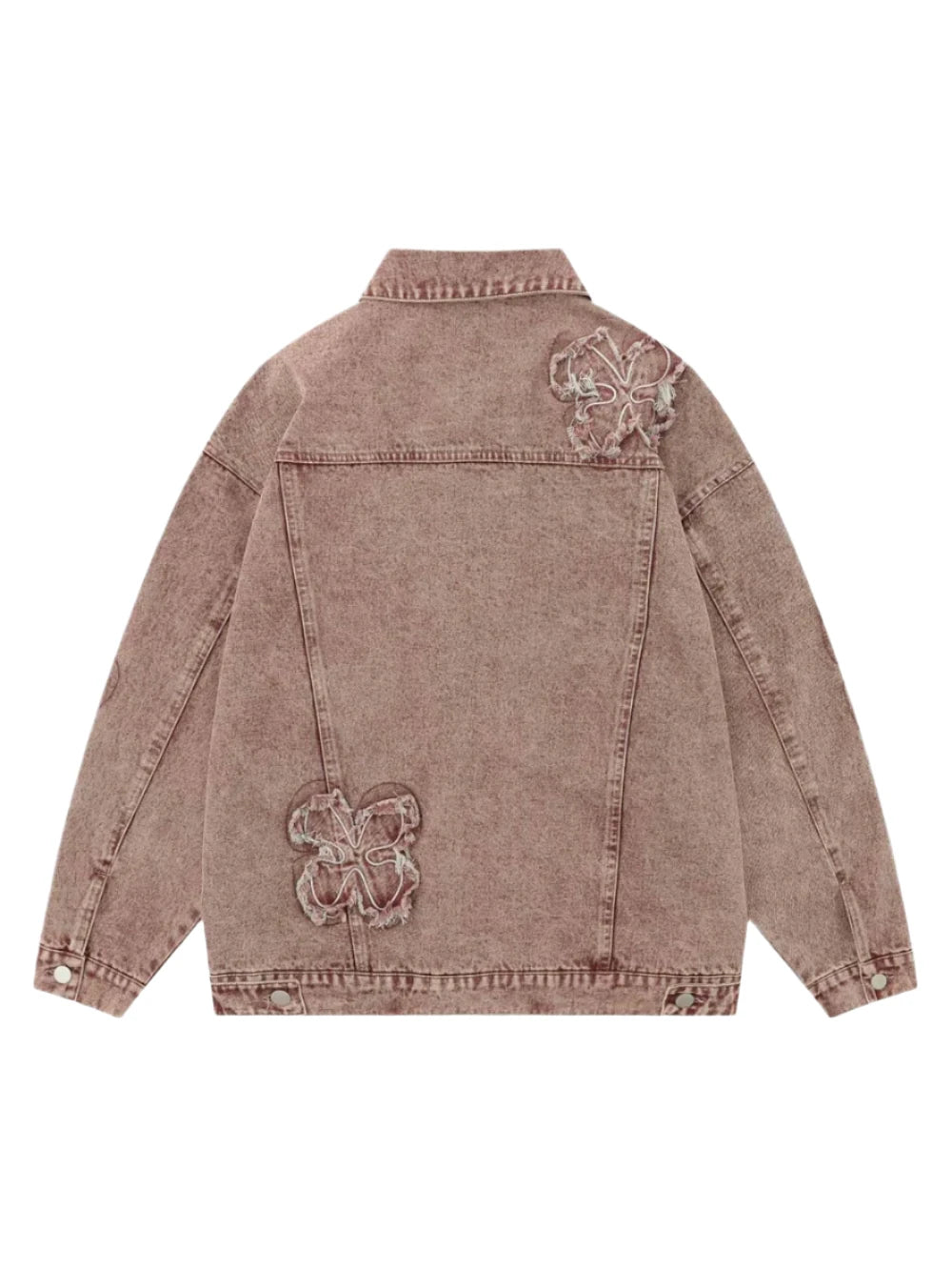 Floral Patch Emboirdery Jacket