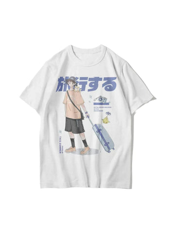 Japenese Travel Graphic T-Shirt