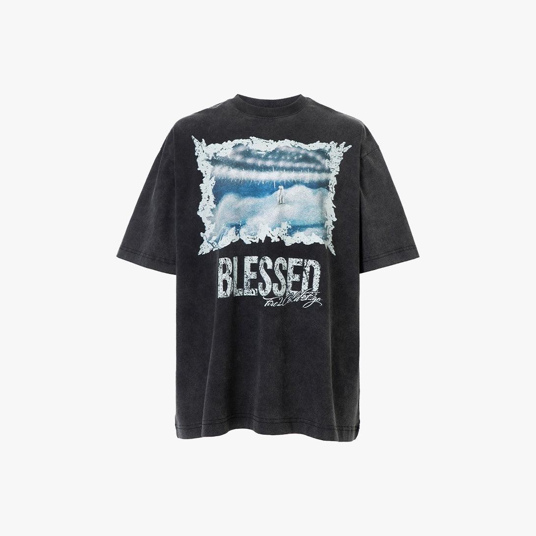 "Blessed" Print T-Shirt