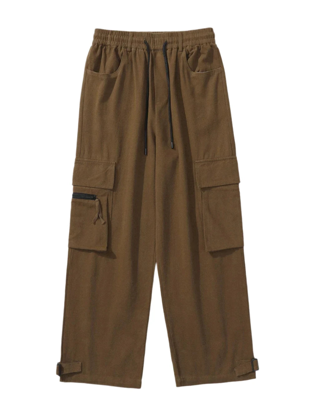 Plain Loose Cargo Pants