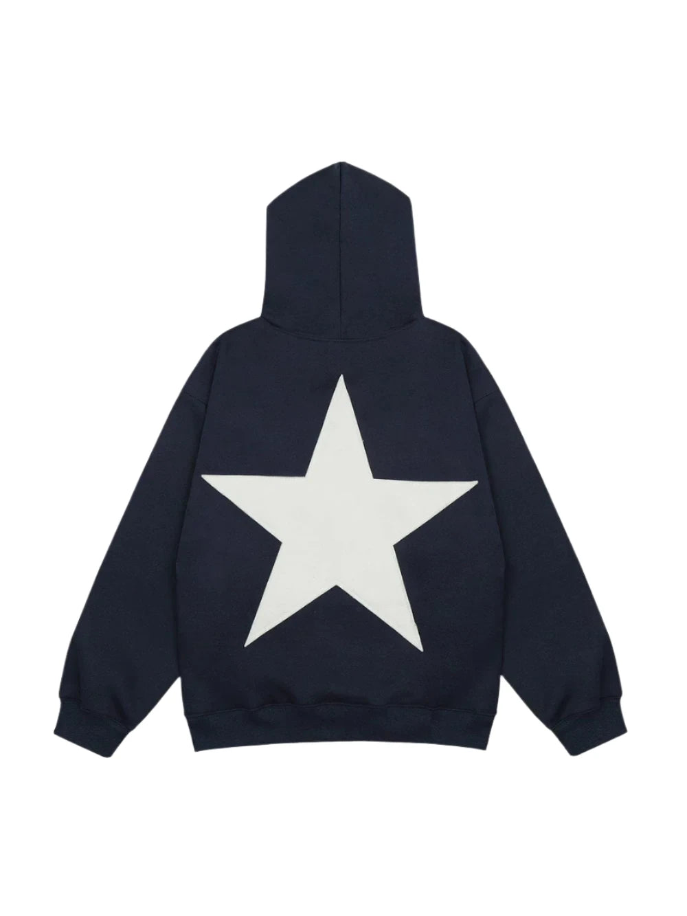 Double Star Print Hoodie